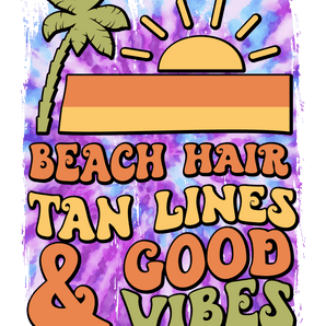 Good Summer Vibes Design - DTF Ready To Press