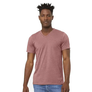 Bella Canvas 3005CVC Jersey V-Neck Unisex Tee - Iris DTF 