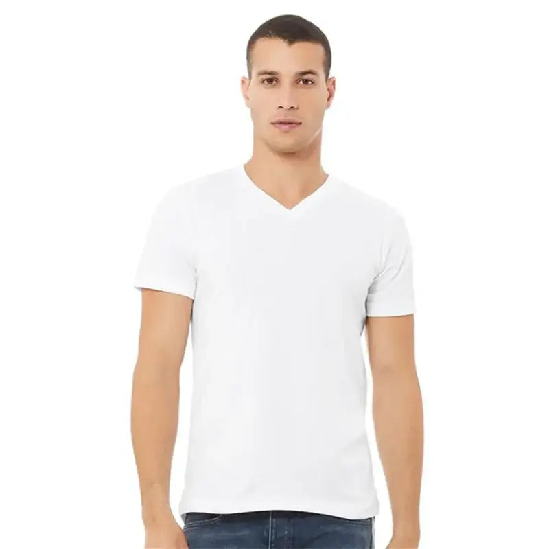 Bella Canvas 3005 Jersey V-Neck Unisex Tee - Iris DTF 