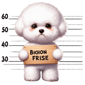Puppy Bichon Frise Dog Design - DTF Ready To Press