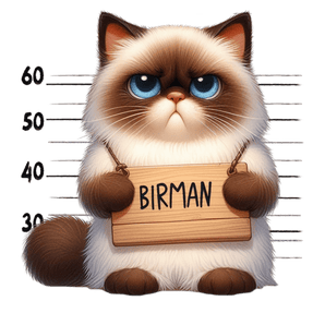Birman Cat Lover Design - DTF Ready To Press