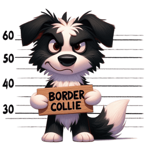 Border Collie Dog Mom Design - DTF Ready To Press