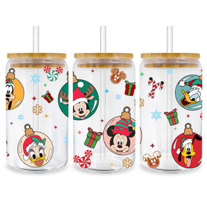UV DTF 16 oz Libbey Cup Wrap - Mickey & Friends | Iris DTF