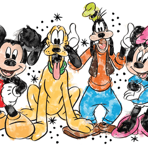 Mickey Mouse and Friends  Design - DTF Ready To Press