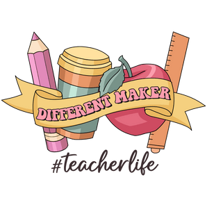 Different Maker Teacher Life Design | Iris DTF