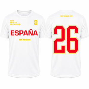 FIFA World Cup 2026 Spain T-Shirt – Official "We Are 26" La Roja Tee