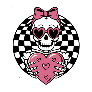 Valentine's Day Skeleton | Iris DTF