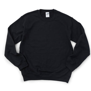 Gildan 18000 – Black Size S - Front View