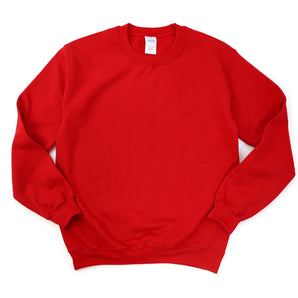 Gildan 18000 – Red Size S - Front View