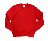 Gildan 18000 – Red Size S - Front View