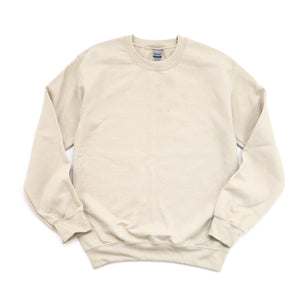 Gildan 18000 Unisex Heavy Blend Crewneck Sweatshirt – Sand