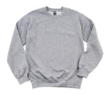 Gildan 18000 – Sport Grey Size S - Front View