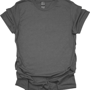 Gildan 64000 Graphite Heather Blank T-Shirt | Iris DTF