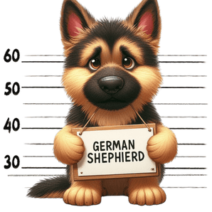 German Shepherd Design - DTF Ready To Press