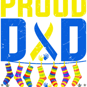 Proud Dad World Down Syndrome Design | Iris DTF