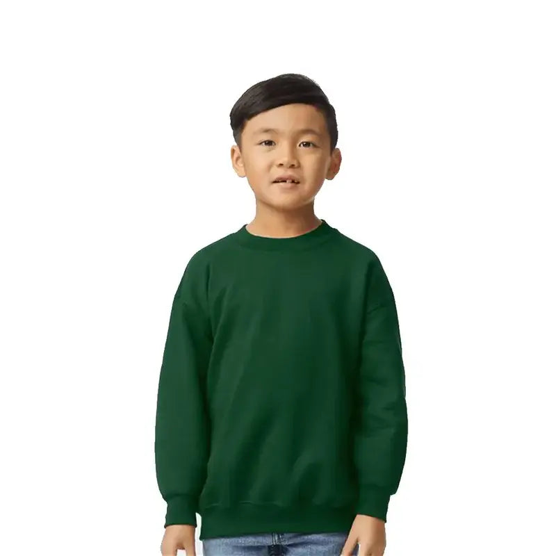 Gildan 18000B Heavy Blend™ Crewneck Youth Sweatshirt - Iris DTF 