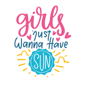 Matching Girls Summer Design - DTF Ready To Press