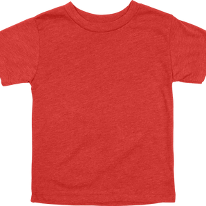 Bella + Canvas 3001T Toddler Jersey Short Sleeve T-Shirt – Heather Red