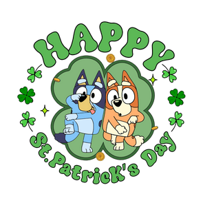 Happy St Patrick's Day Bluey Party - DTF Ready To Press