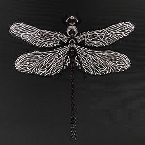 19009 DragonFly Rhinestone | Iris DTF