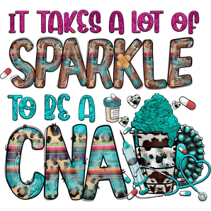 Sparkle CNA Western Design - DTF Ready To Press