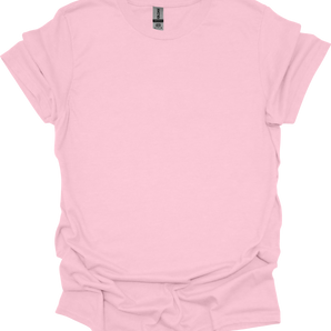 Gildan 64000 Unisex Softstyle Ringspun Short Sleeve T-Shirt – Light Pink