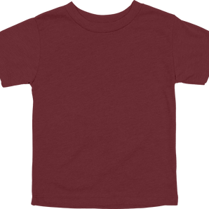 Bella + Canvas 3001T Toddler Jersey Short Sleeve T-Shirt – Maroon