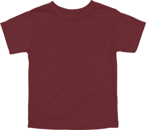 Bella + Canvas 3001T Toddler Jersey Short Sleeve T-Shirt – Maroon