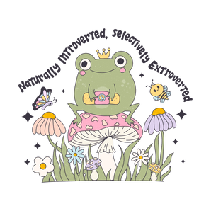 Sarcastic Frog Design - DTF Ready To Press