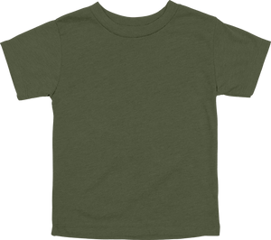 Bella + Canvas 3001T Toddler Jersey Short Sleeve T-Shirt – Military Green