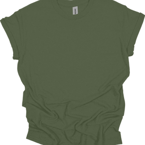 Gildan 5000 Unisex Heavy Cotton Short Sleeve T-Shirt – Military Green