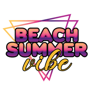 Beach Summer Vibe Design - DTF Ready To Press