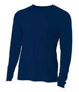 A4 N3165 Cooling Performance Long Sleeve Crew - Iris DTF 