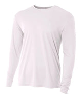 A4 N3165 Cooling Performance Long Sleeve Crew - Iris DTF 