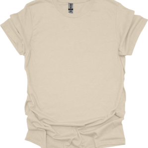 Gildan 64000 Unisex Softstyle Ringspun Short Sleeve T-Shirt – Natural