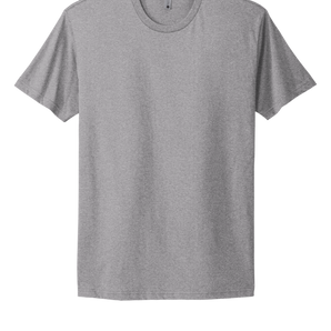 Next Level 3600 Unisex Cotton Crew Short Sleeve T-Shirt – Heather Grey