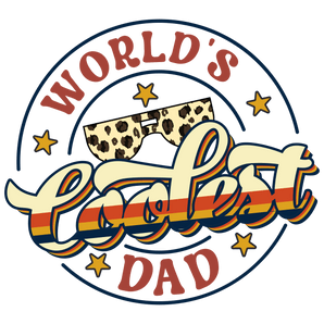 World's Coolest Dad Design DTF Ready to Press | Iris DTF