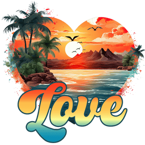 Love Summer DTF Design - Ready to Press | Iris DTF
