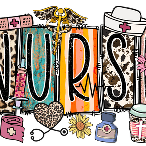 Nurse Western Design - DTF Ready To Press