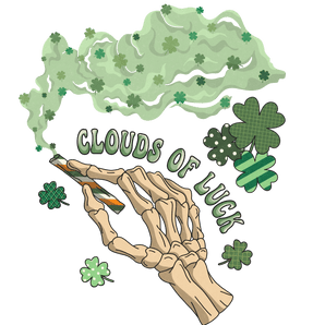 Clouds of Luck Saint Patrick's Day Design | Iris DTF