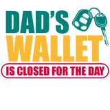 Dad's Wallet Funny Father's Day Design | Iris DTF