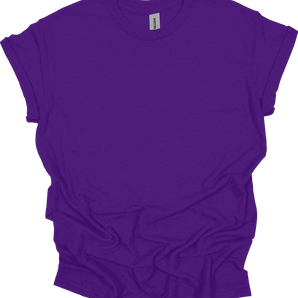 Gildan 5000 – Purple Size S - Front View