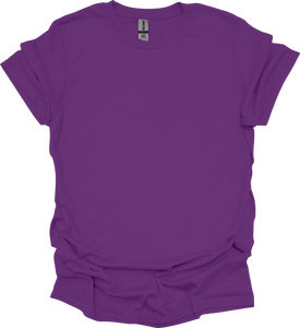 Gildan 64000 – Purple Size S - Front View