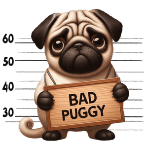 Pug Mom Design - DTF Ready To Press