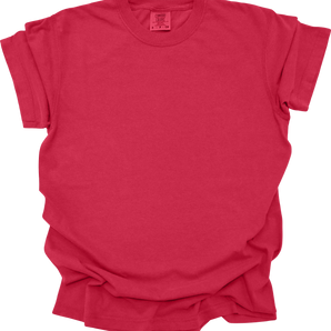 Comfort Colors 1717CL – Red Size S - Front View