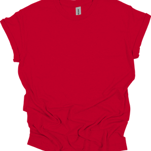 Gildan 5000 – Red Size S - Front View