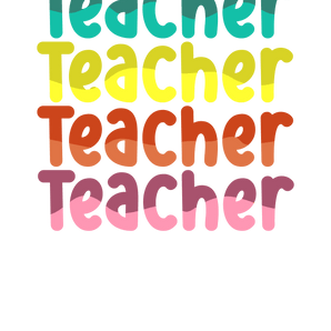 Funny Teacher Vibes Design - DTF Ready To Press