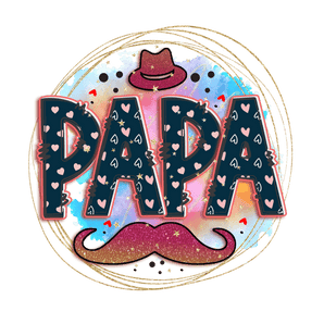 Father's Day Papa Design - DTF Ready To Press