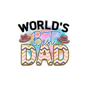 World's Best Dad DTF Design - Ready to Press | Iris DTF