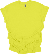 Gildan 5000 – Safety Green Size S - Front View